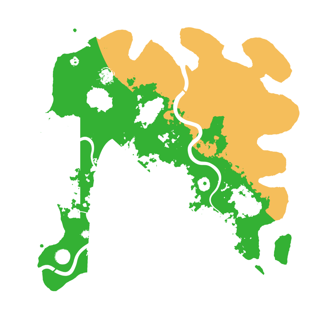 Biome Rust Map: Procedural Map, Size: 3700, Seed: 1822374001