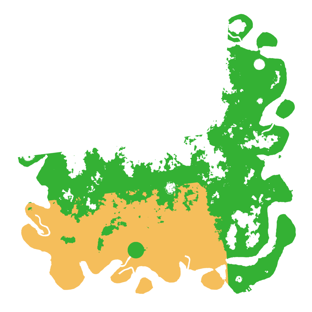 Biome Rust Map: Procedural Map, Size: 5000, Seed: 12766