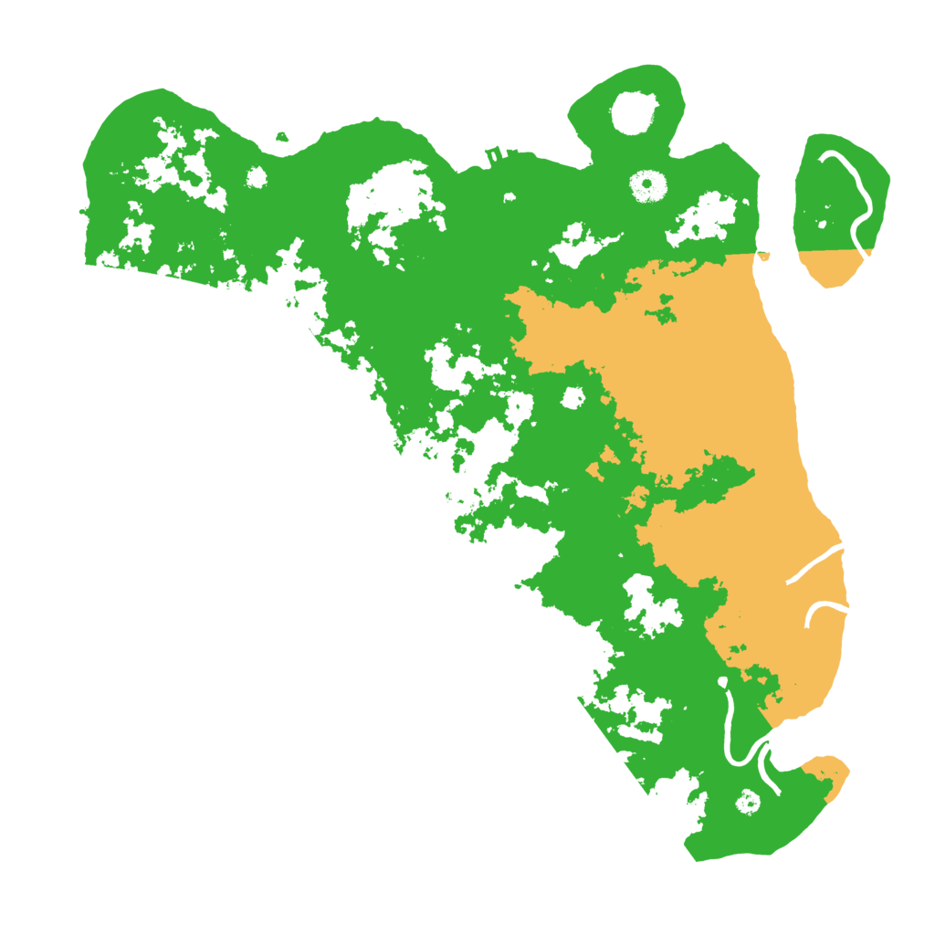 Biome Rust Map: Procedural Map, Size: 4000, Seed: 120992