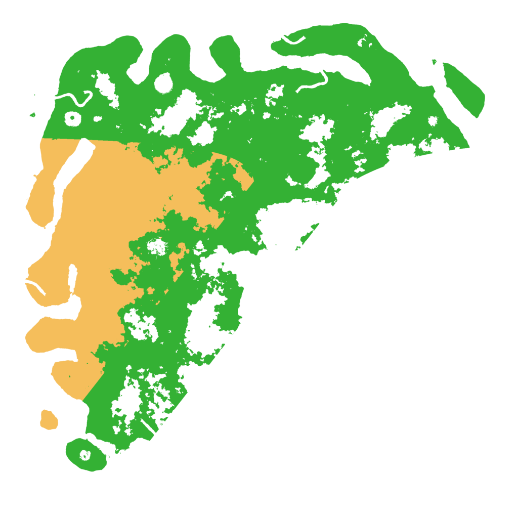 Biome Rust Map: Procedural Map, Size: 5000, Seed: 113892780