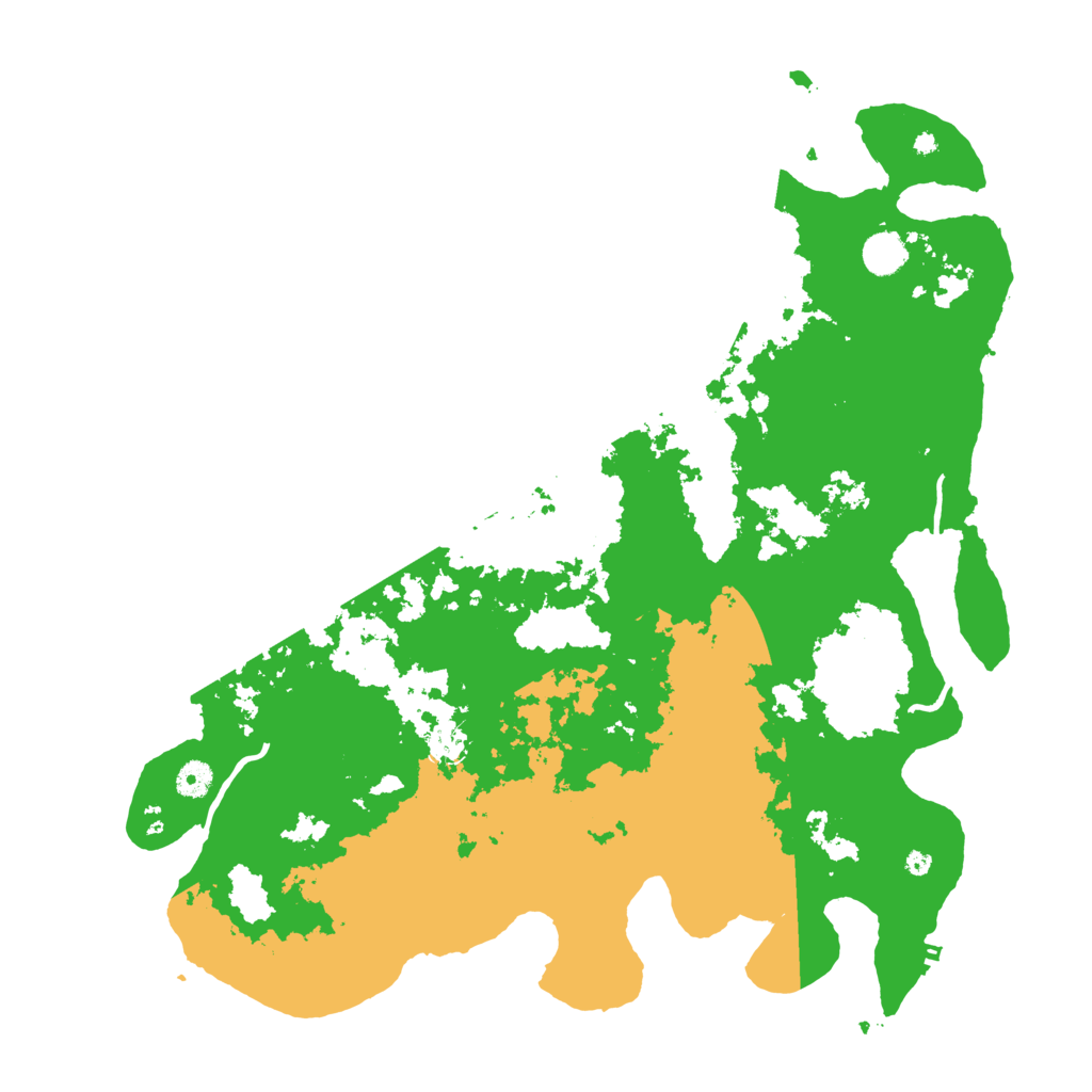 Biome Rust Map: Procedural Map, Size: 4500, Seed: 15431