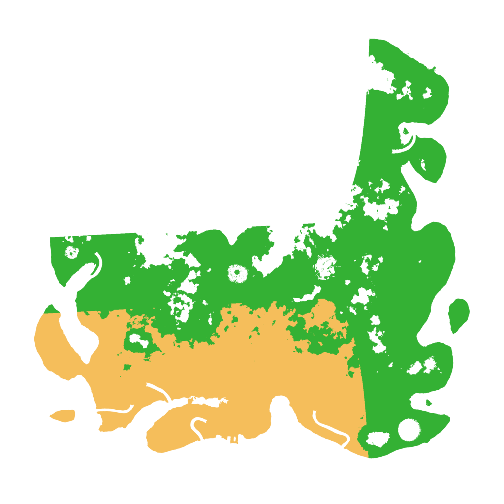 Biome Rust Map: Procedural Map, Size: 4000, Seed: 5048