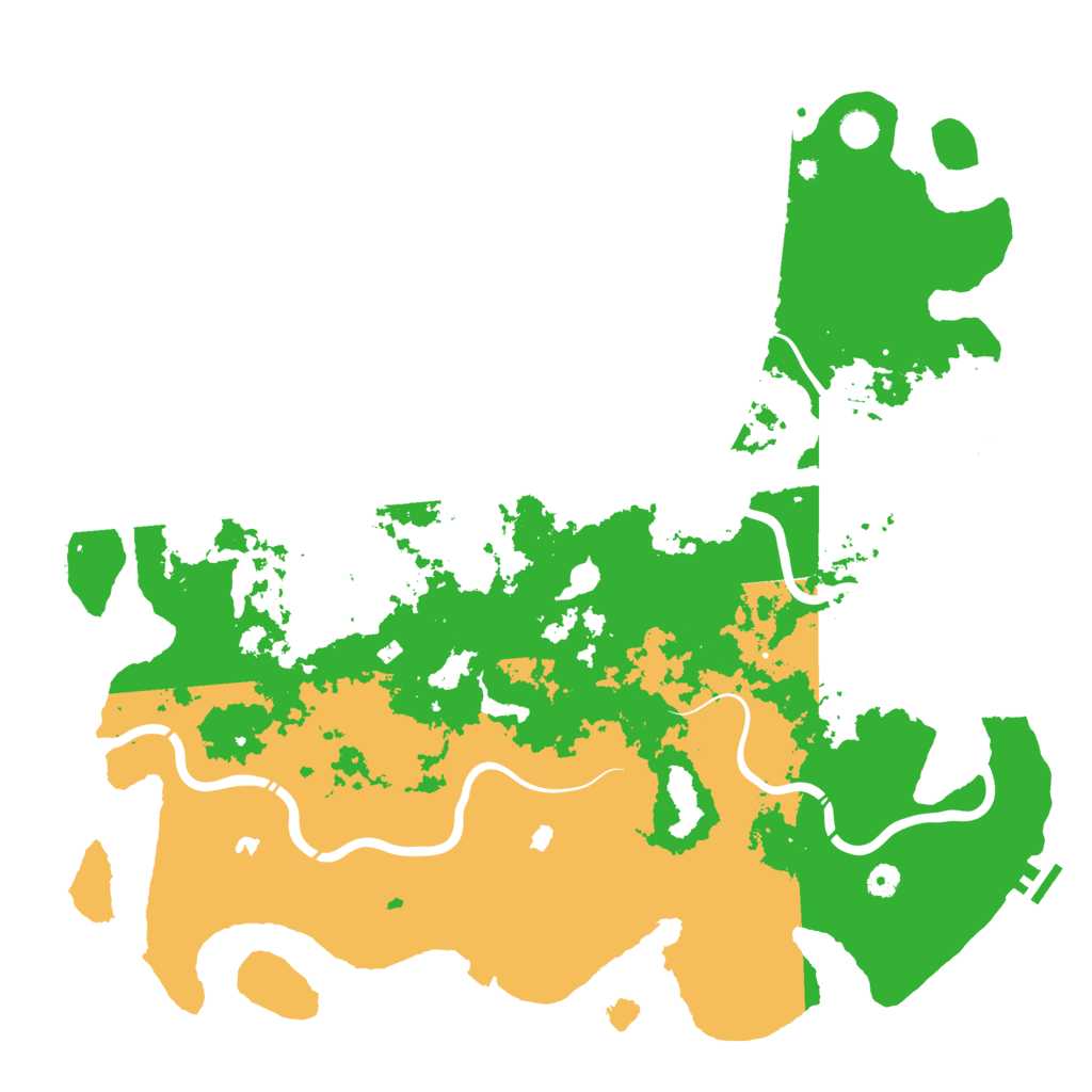 Biome Rust Map: Procedural Map, Size: 5000, Seed: 4984946