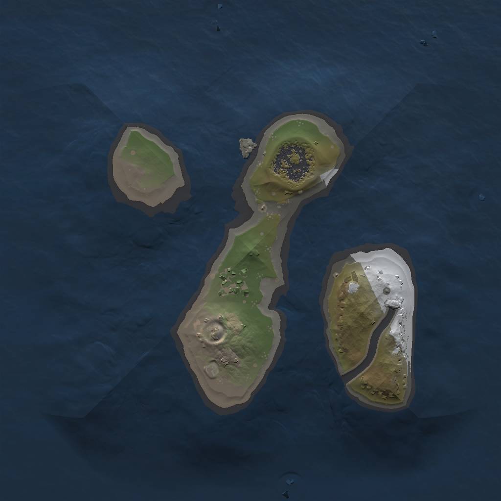 Rust Map: Procedural Map, Size: 1400, Seed: 10111213, 4 Monuments