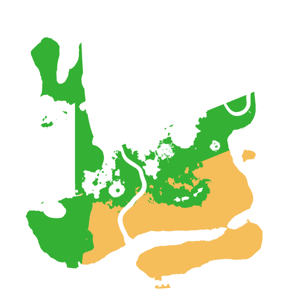 Biome Rust Map: Procedural Map, Size: 3000, Seed: 1161514141