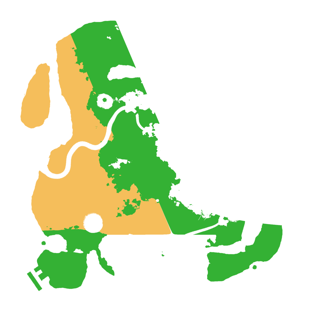 Biome Rust Map: Procedural Map, Size: 3000, Seed: 784789560