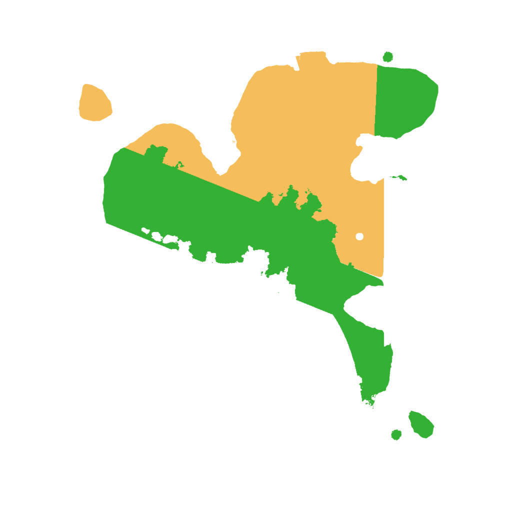 Biome Rust Map: Procedural Map, Size: 2000, Seed: 797726721