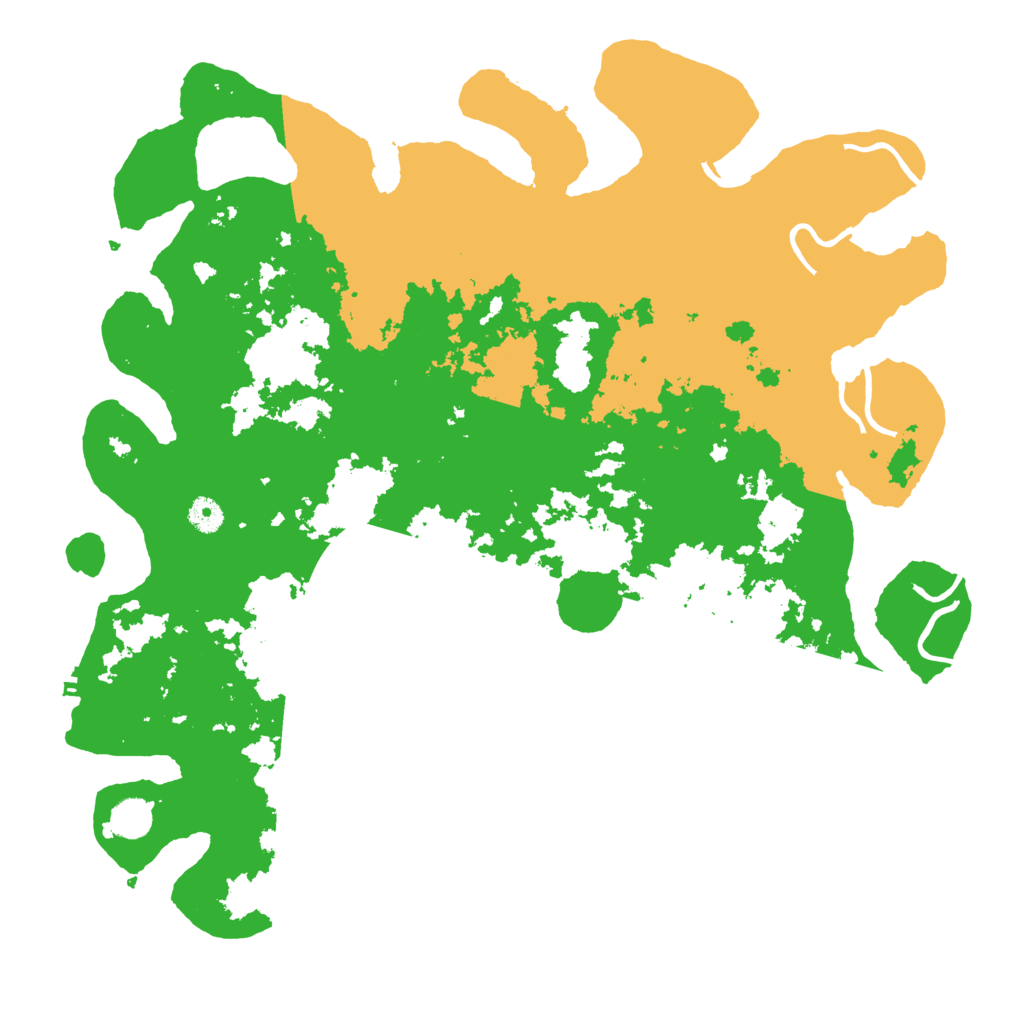 Biome Rust Map: Procedural Map, Size: 4444, Seed: 459317