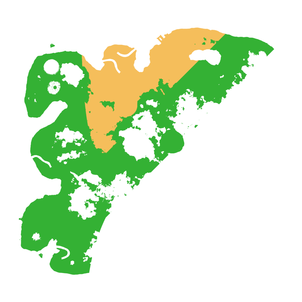 Biome Rust Map: Procedural Map, Size: 3500, Seed: 1320902506