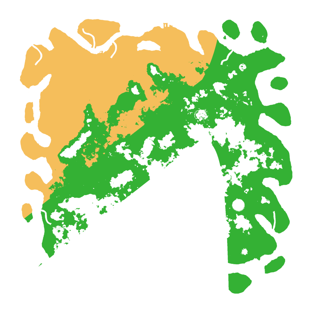 Biome Rust Map: Procedural Map, Size: 4500, Seed: 1978833205