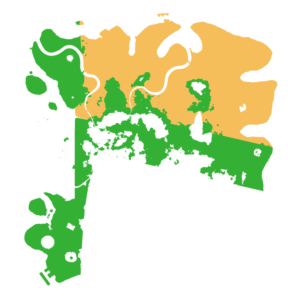 Biome Rust Map: Procedural Map, Size: 4000, Seed: 15587