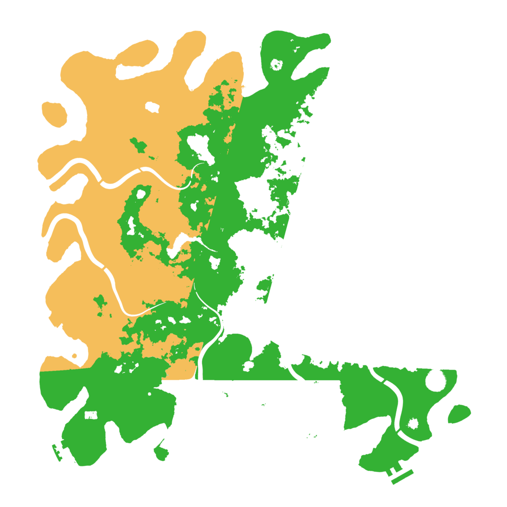 Biome Rust Map: Procedural Map, Size: 4321, Seed: 62301