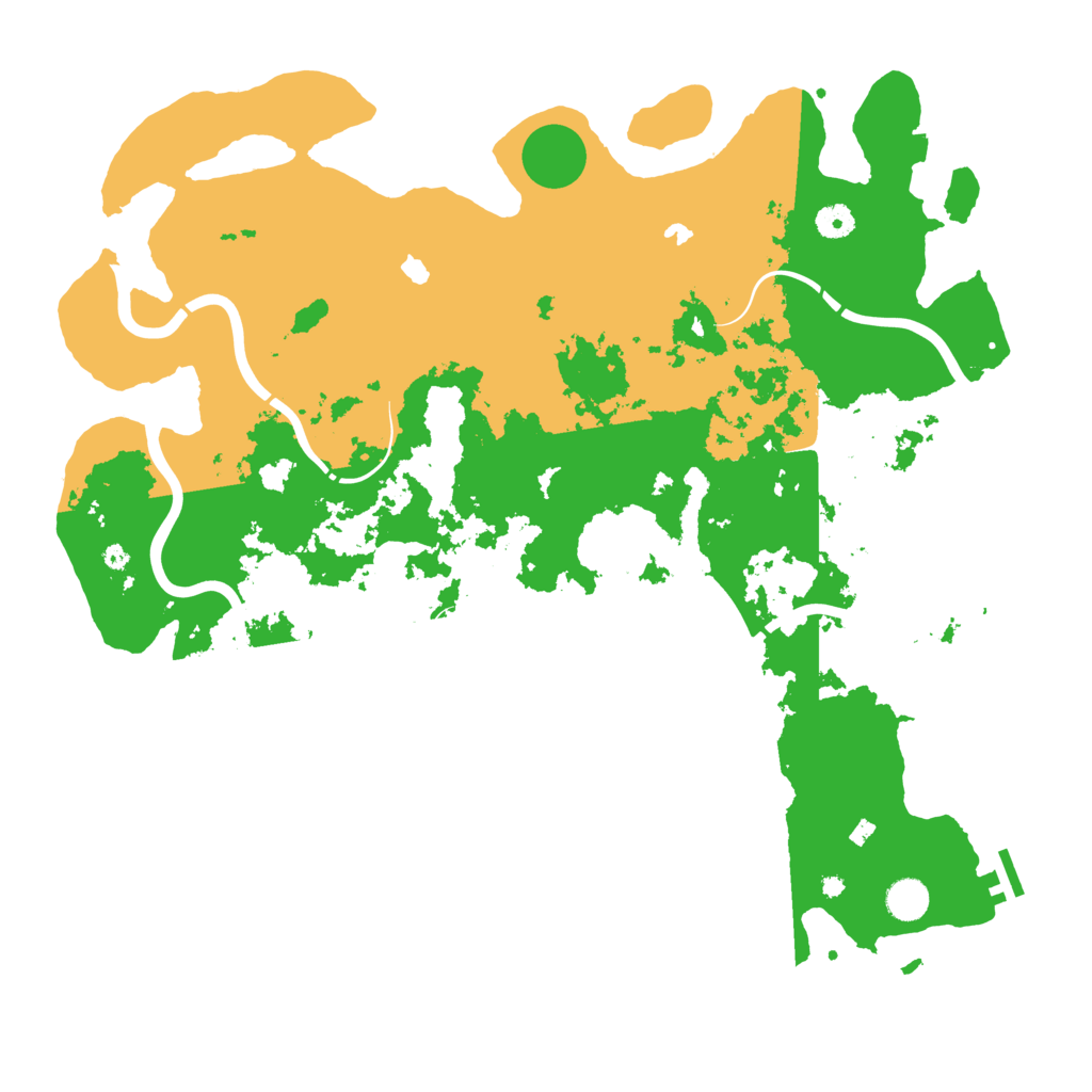 Biome Rust Map: Procedural Map, Size: 4500, Seed: 876448754