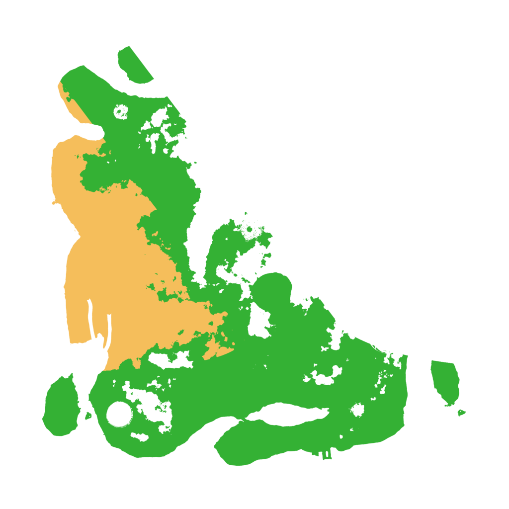 Biome Rust Map: Procedural Map, Size: 3500, Seed: 438540681