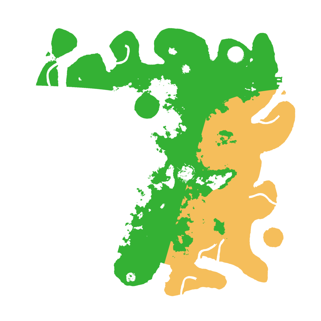 Biome Rust Map: Procedural Map, Size: 3500, Seed: 62491227