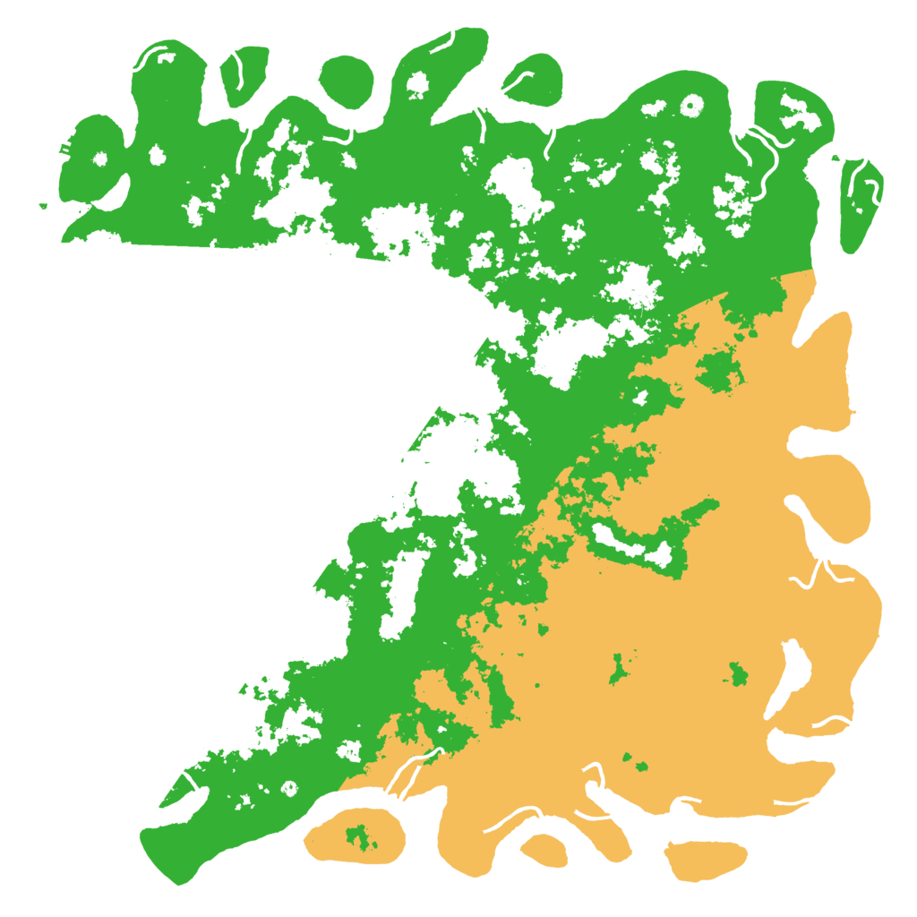 Biome Rust Map: Procedural Map, Size: 6000, Seed: 340006