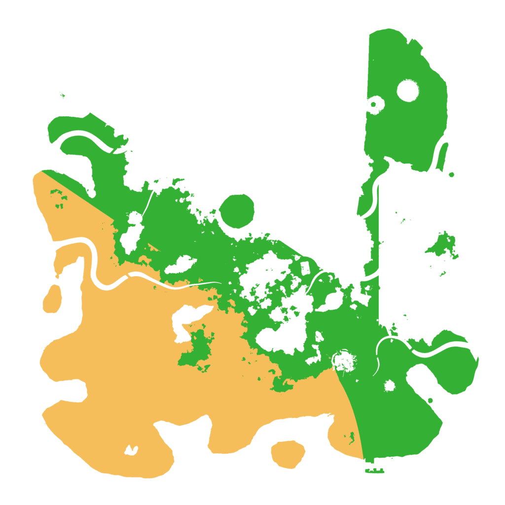 Biome Rust Map: Procedural Map, Size: 4050, Seed: 1778467557