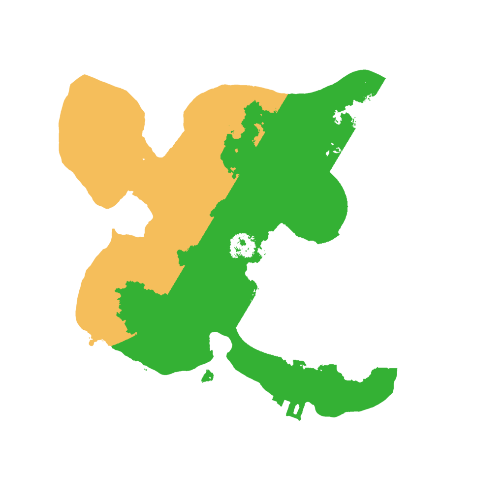 Biome Rust Map: Procedural Map, Size: 2000, Seed: 76561198