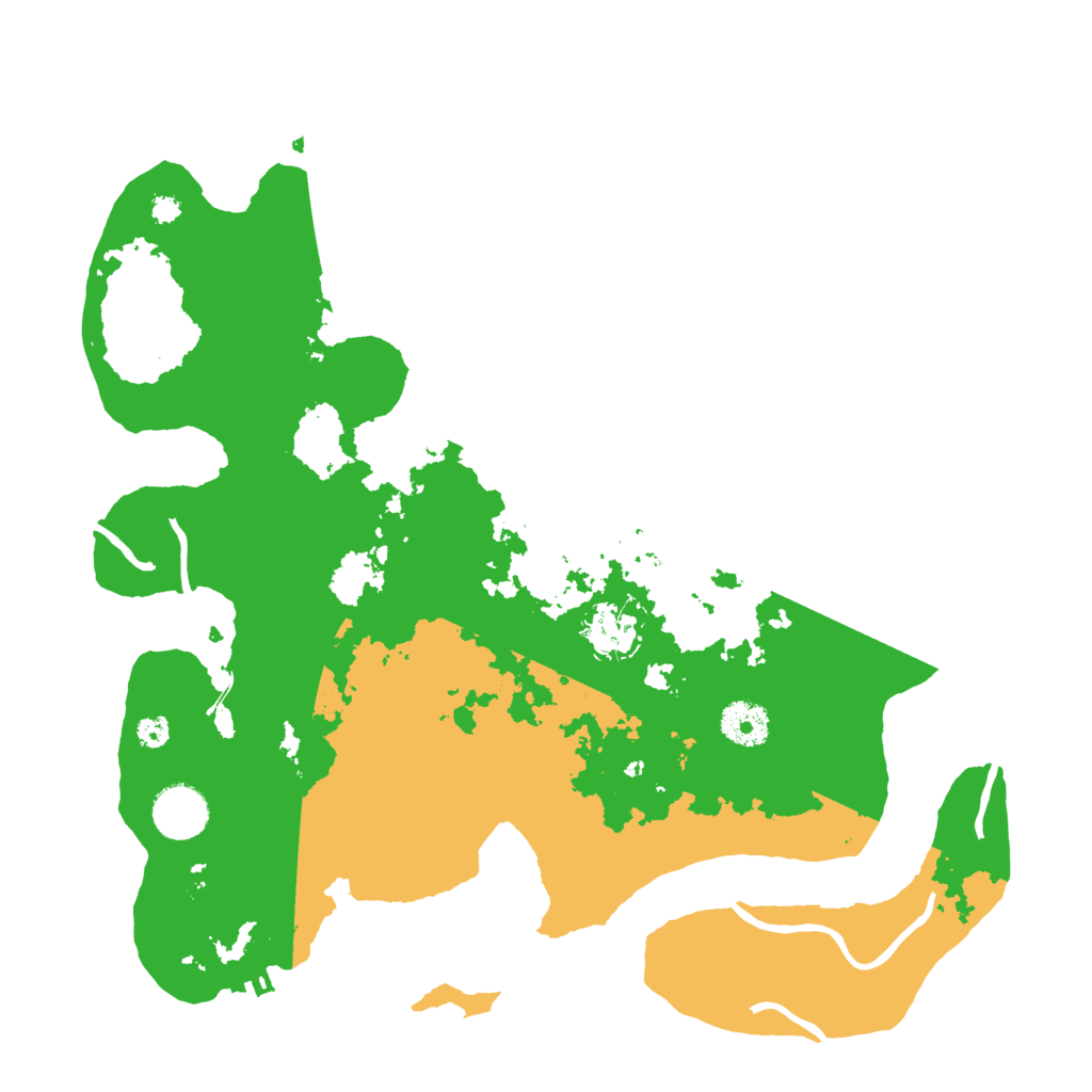 Biome Rust Map: Procedural Map, Size: 3500, Seed: 934098955