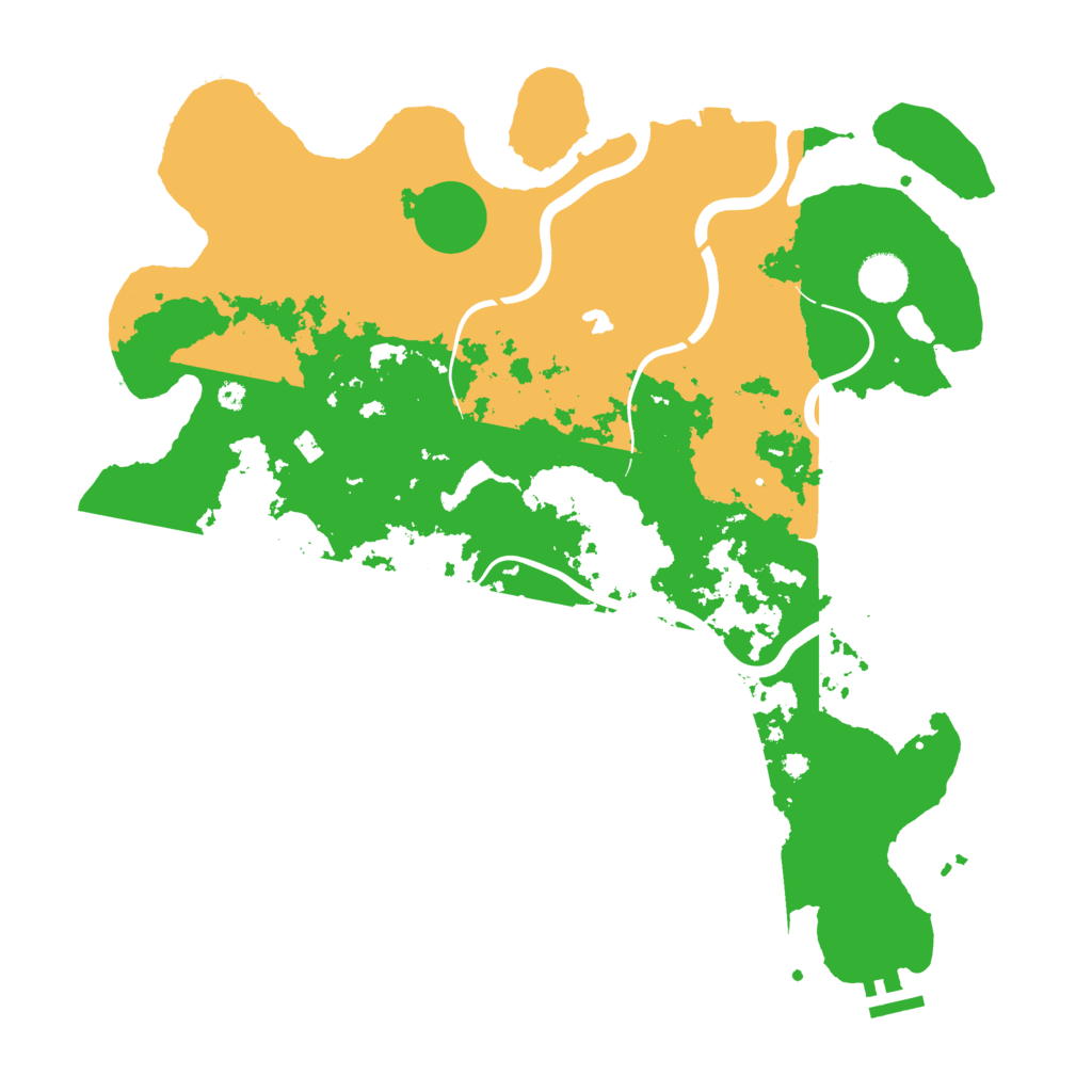 Biome Rust Map: Procedural Map, Size: 4000, Seed: 620833189