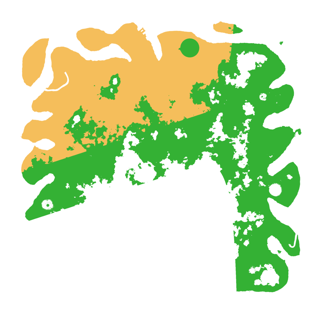 Biome Rust Map: Procedural Map, Size: 4500, Seed: 980095686