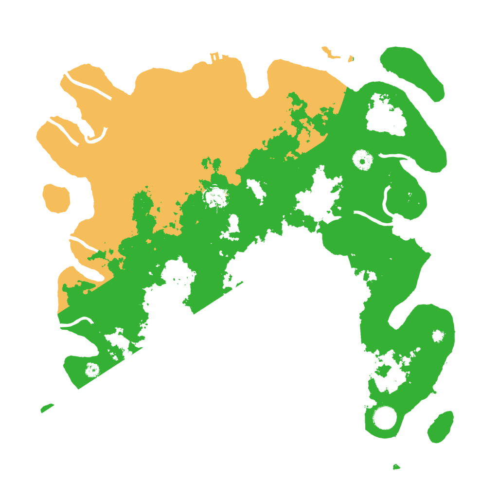 Biome Rust Map: Procedural Map, Size: 3750, Seed: 516628853