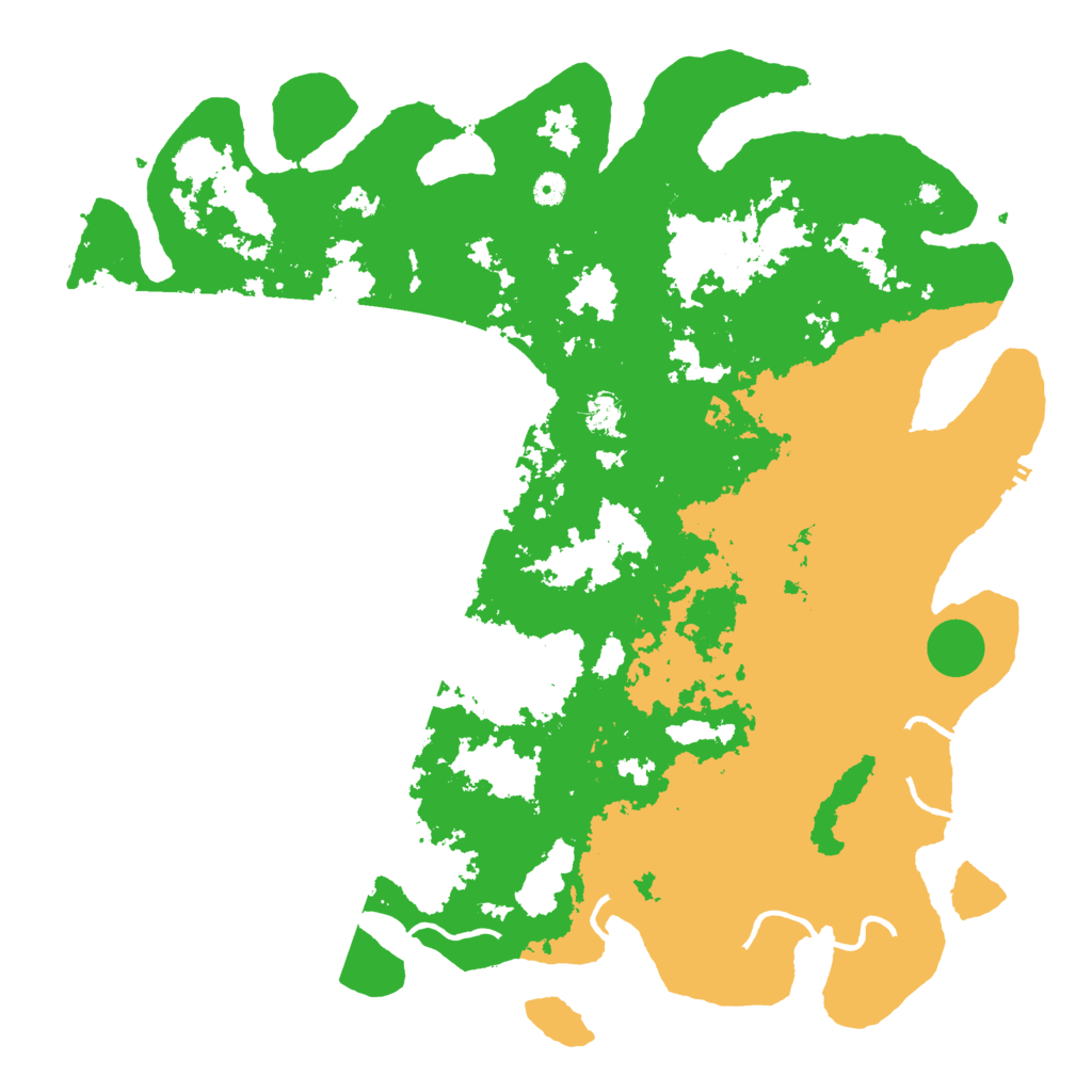 Biome Rust Map: Procedural Map, Size: 5000, Seed: 1390055152