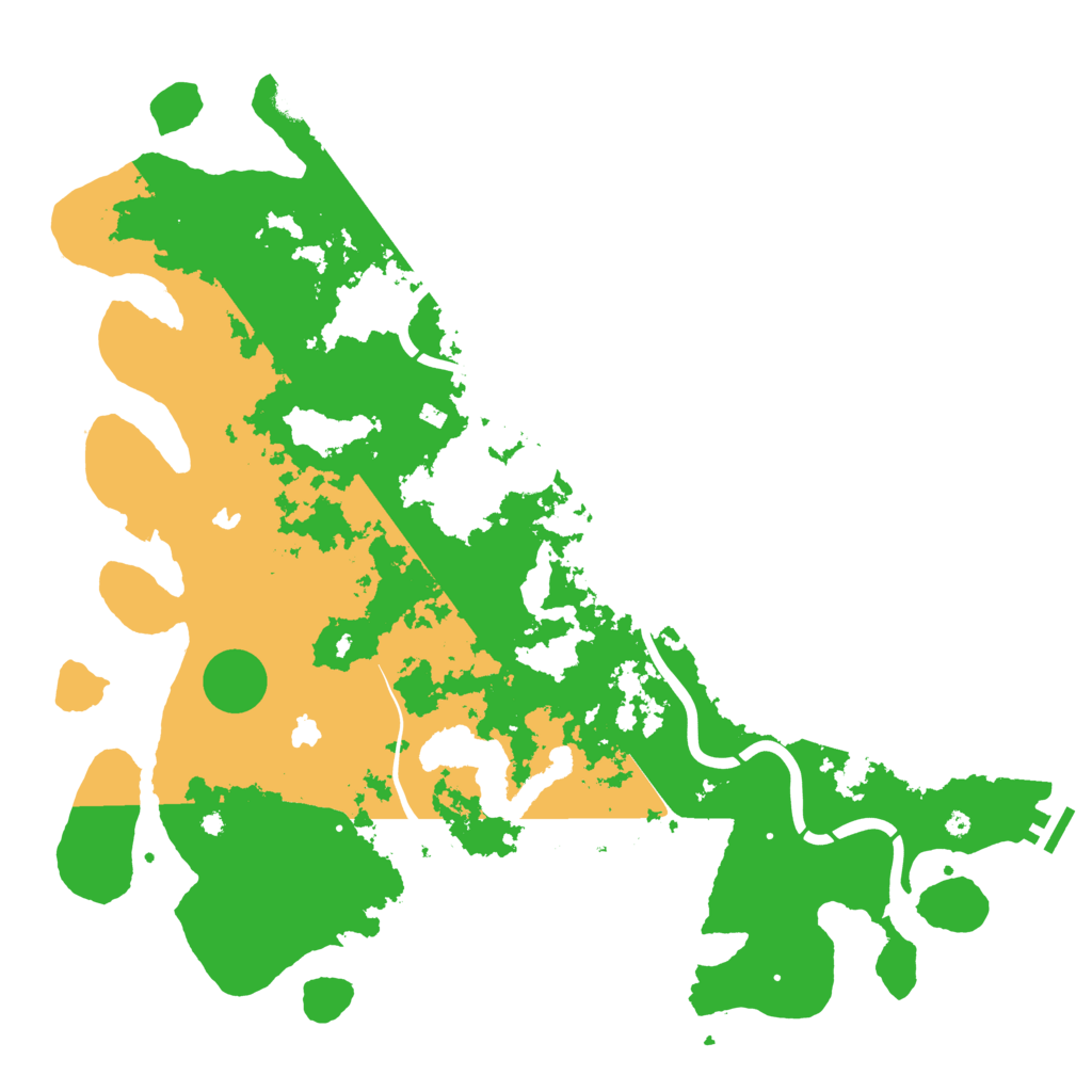 Biome Rust Map: Procedural Map, Size: 4500, Seed: 1152289099