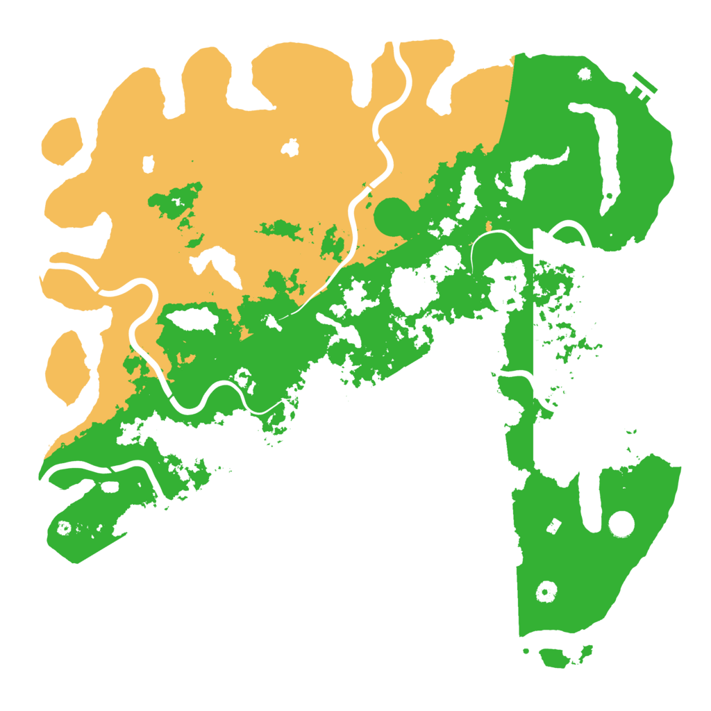 Biome Rust Map: Procedural Map, Size: 5000, Seed: 453607472