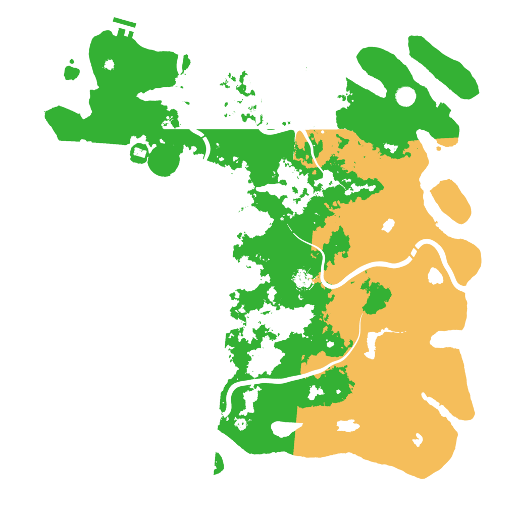 Biome Rust Map: Procedural Map, Size: 4500, Seed: 508368823