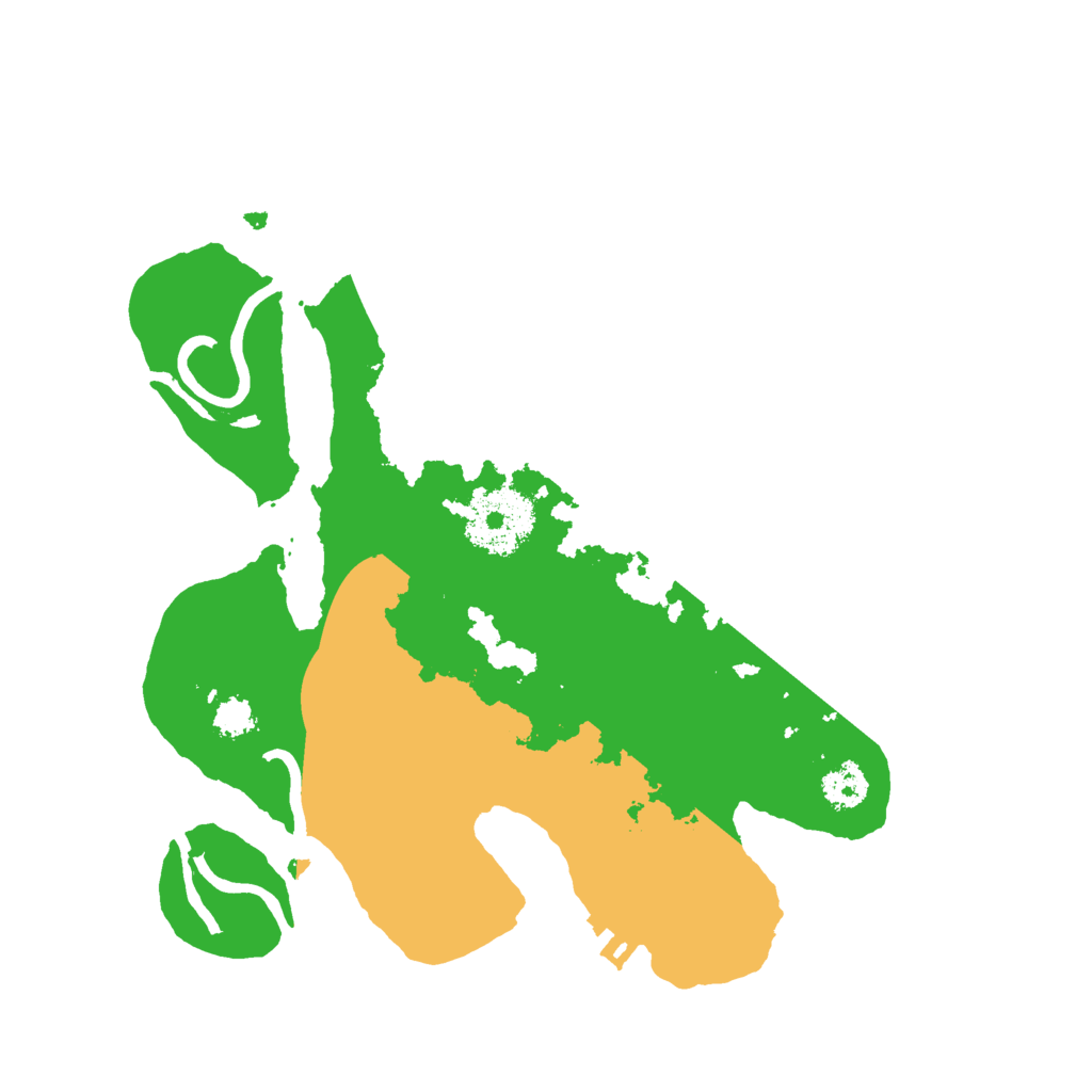 Biome Rust Map: Procedural Map, Size: 2500, Seed: 60153438