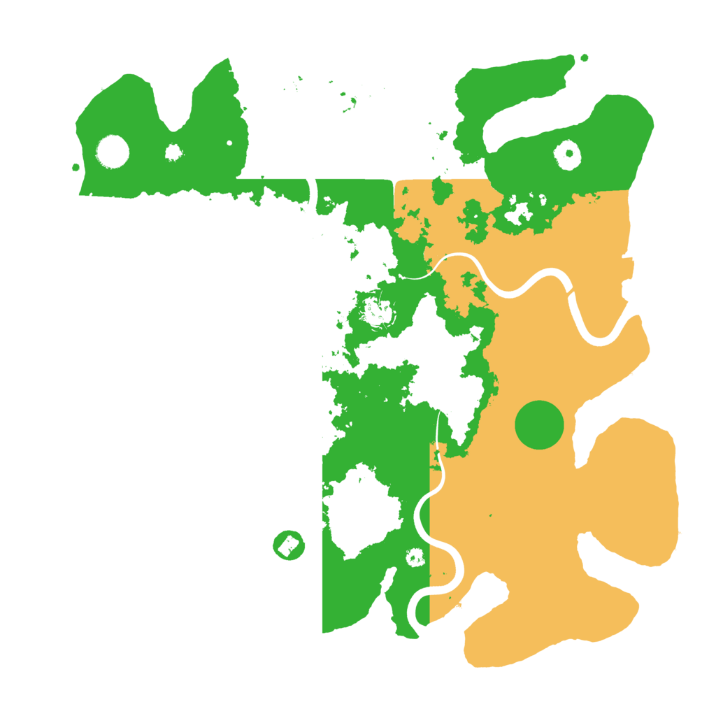 Biome Rust Map: Procedural Map, Size: 3850, Seed: 437818314