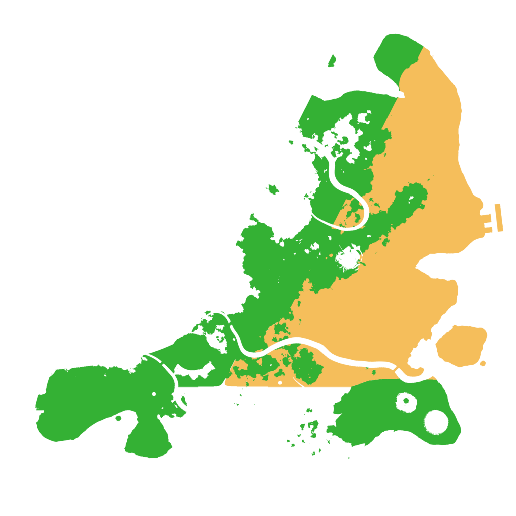Biome Rust Map: Procedural Map, Size: 3750, Seed: 625587874