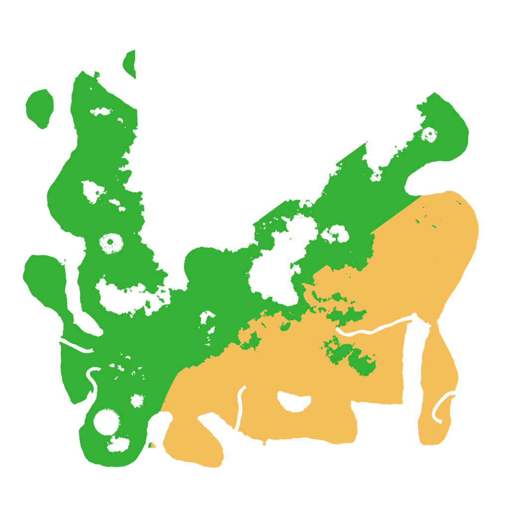 Biome Rust Map: Procedural Map, Size: 3500, Seed: 1061276527
