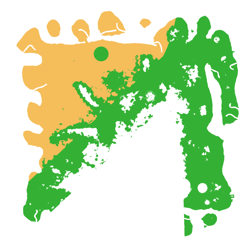 Biome Rust Map: Procedural Map, Size: 4500, Seed: 1266059067