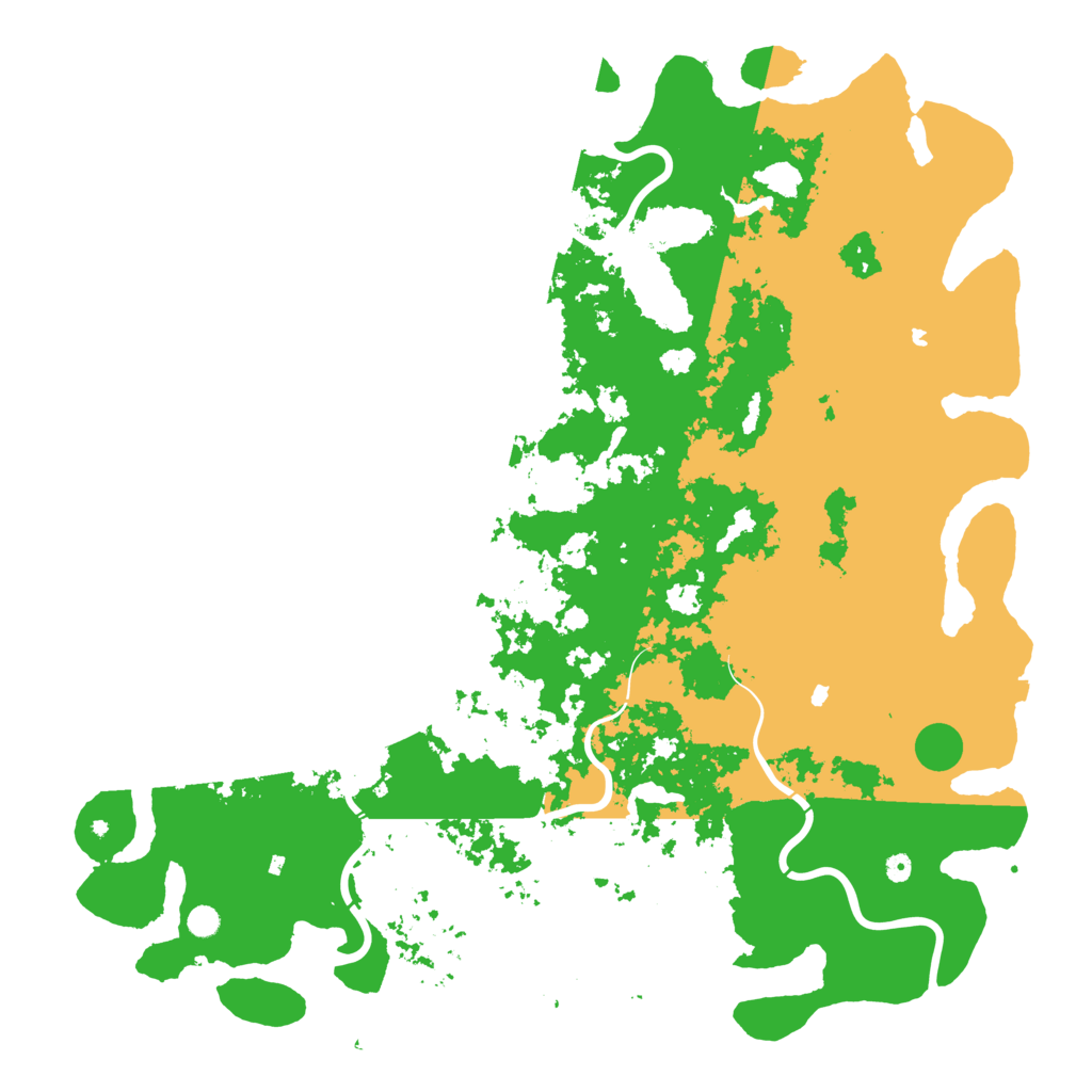 Biome Rust Map: Procedural Map, Size: 6000, Seed: 171698