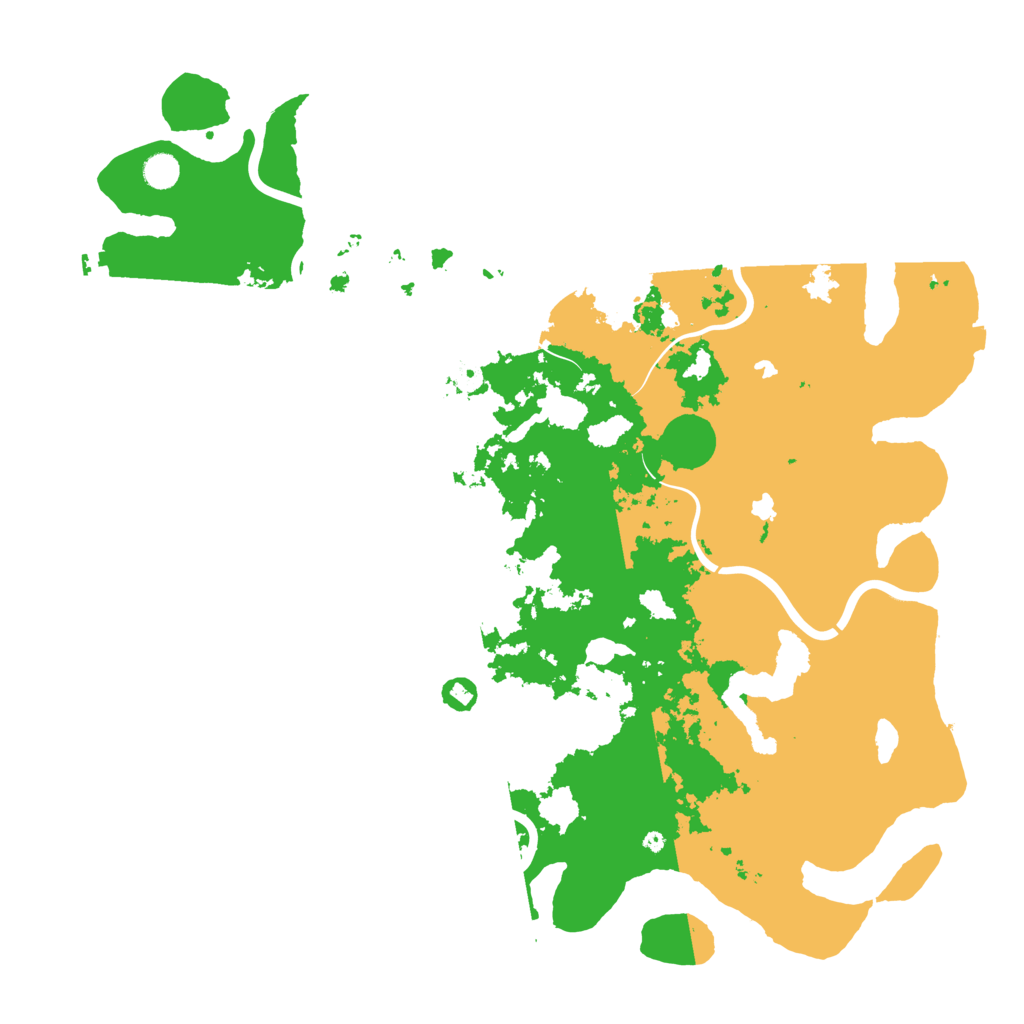 Biome Rust Map: Procedural Map, Size: 5000, Seed: 235486