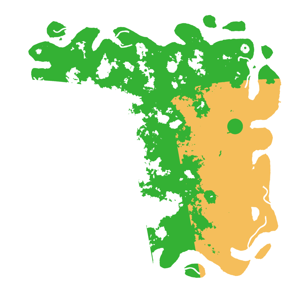 Biome Rust Map: Procedural Map, Size: 5000, Seed: 235486