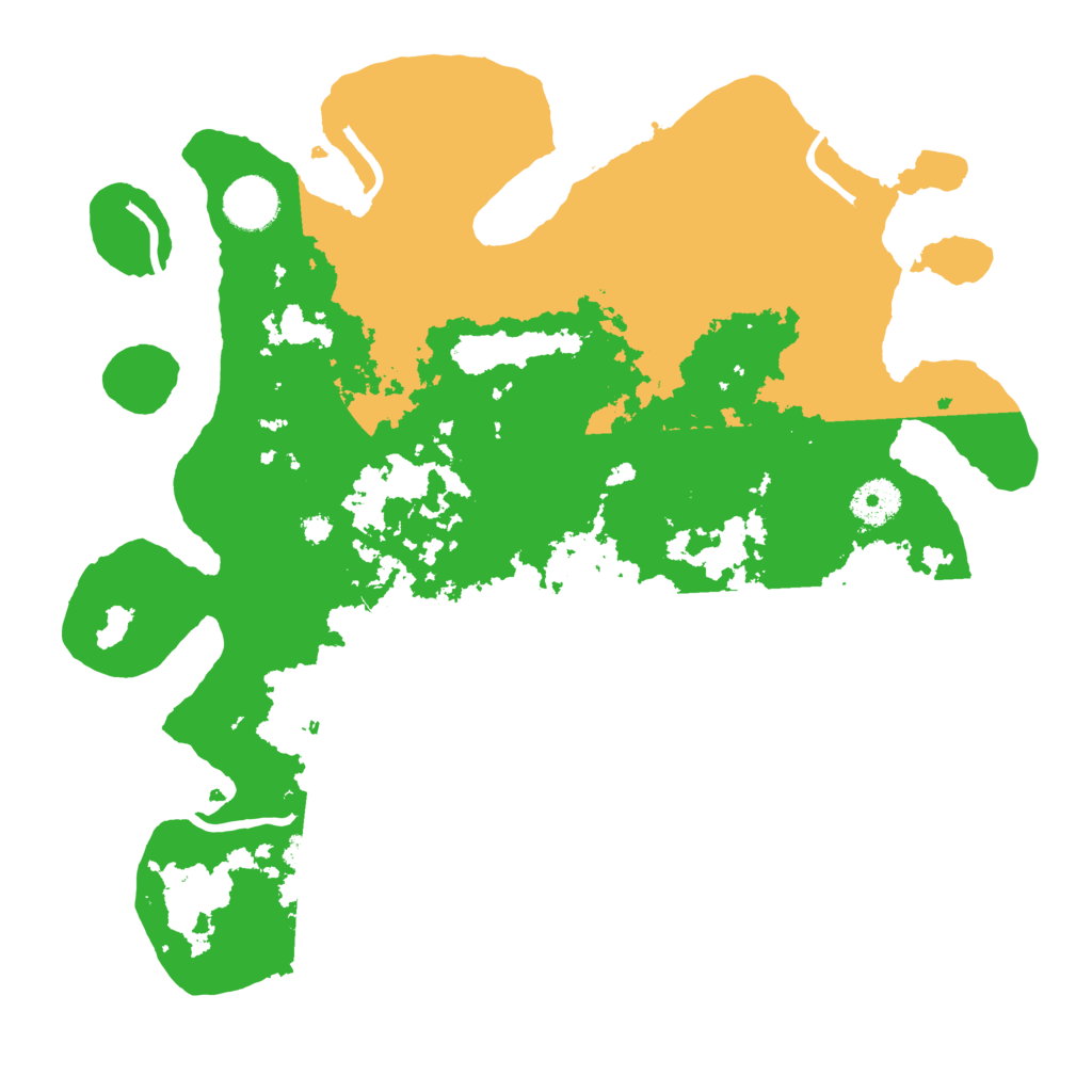 Biome Rust Map: Procedural Map, Size: 3500, Seed: 670519