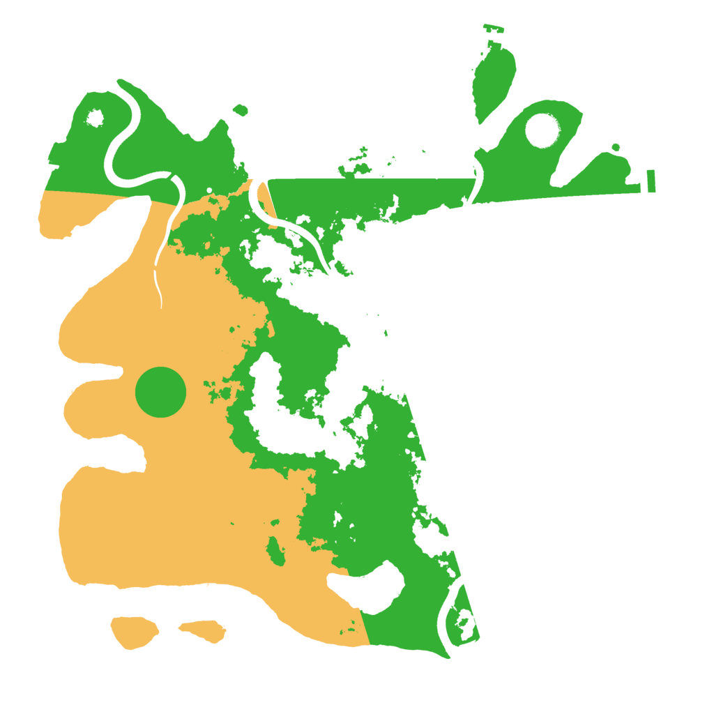 Biome Rust Map: Procedural Map, Size: 3700, Seed: 1884874058