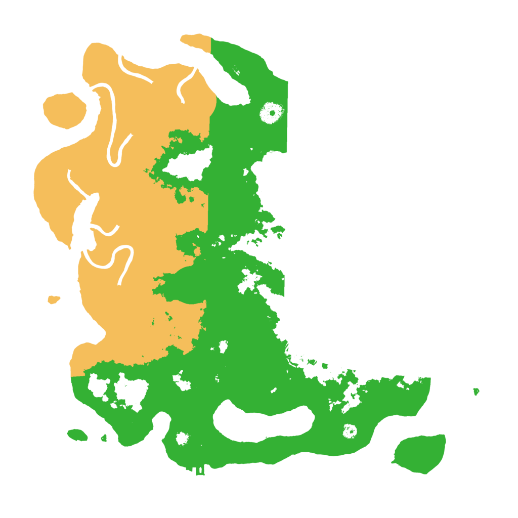 Biome Rust Map: Procedural Map, Size: 3700, Seed: 275227290