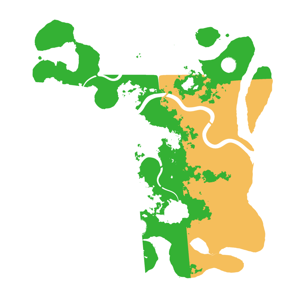 Biome Rust Map: Procedural Map, Size: 3500, Seed: 495652815