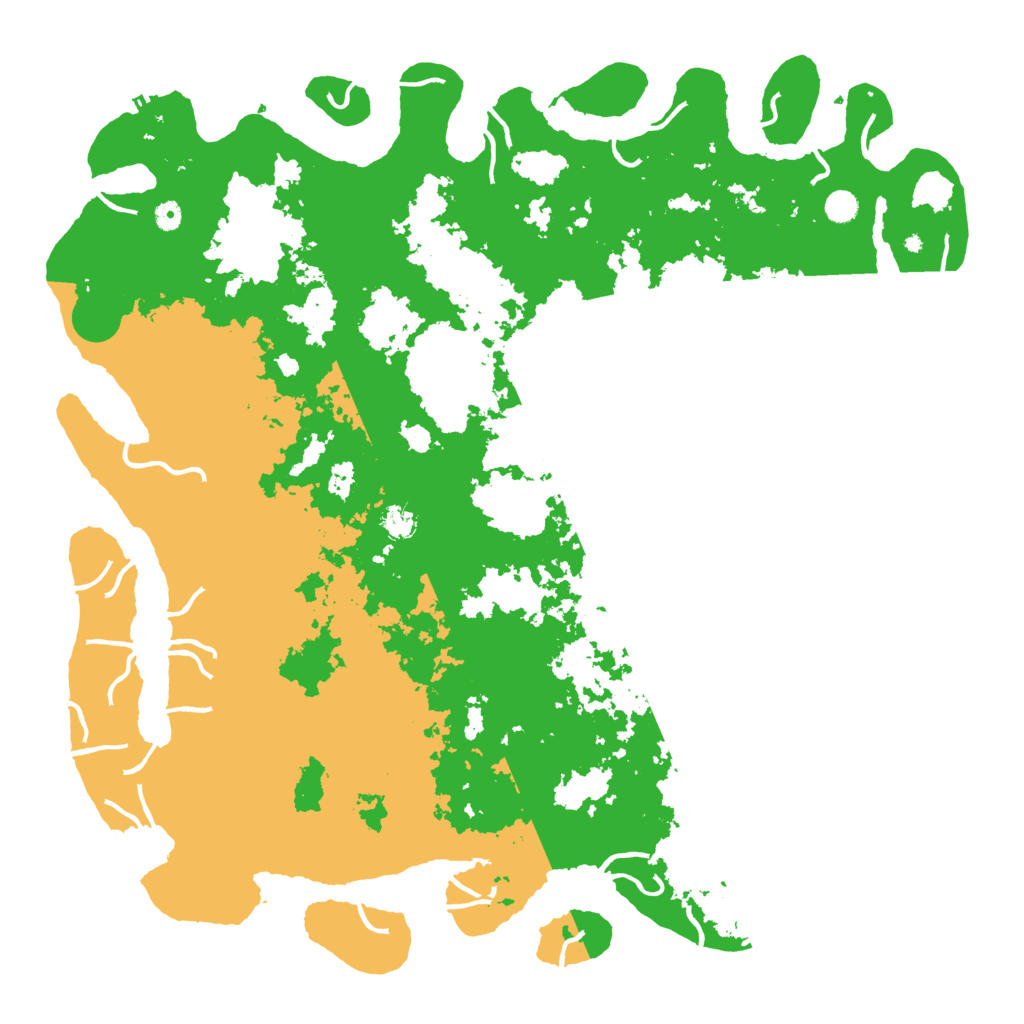 Biome Rust Map: Procedural Map, Size: 5500, Seed: 2038665528