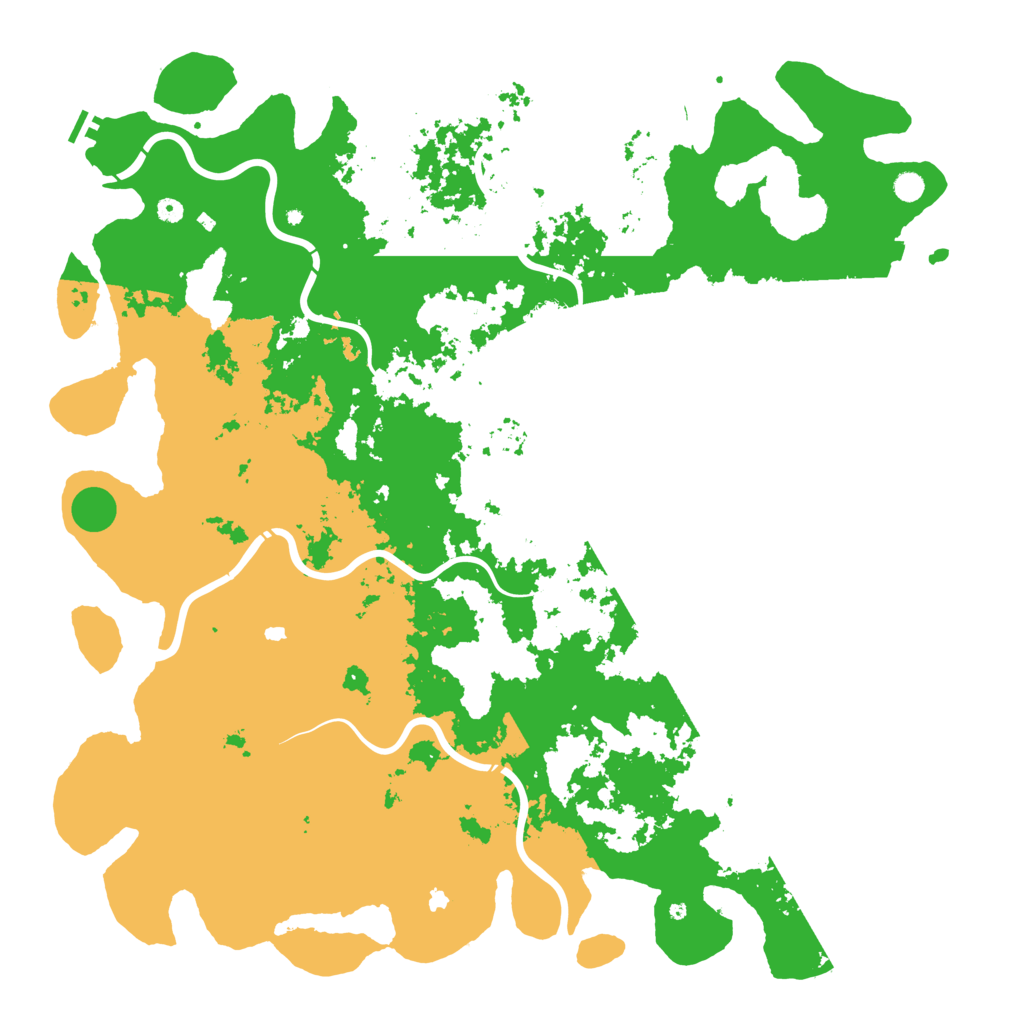 Biome Rust Map: Procedural Map, Size: 6000, Seed: 1052868375