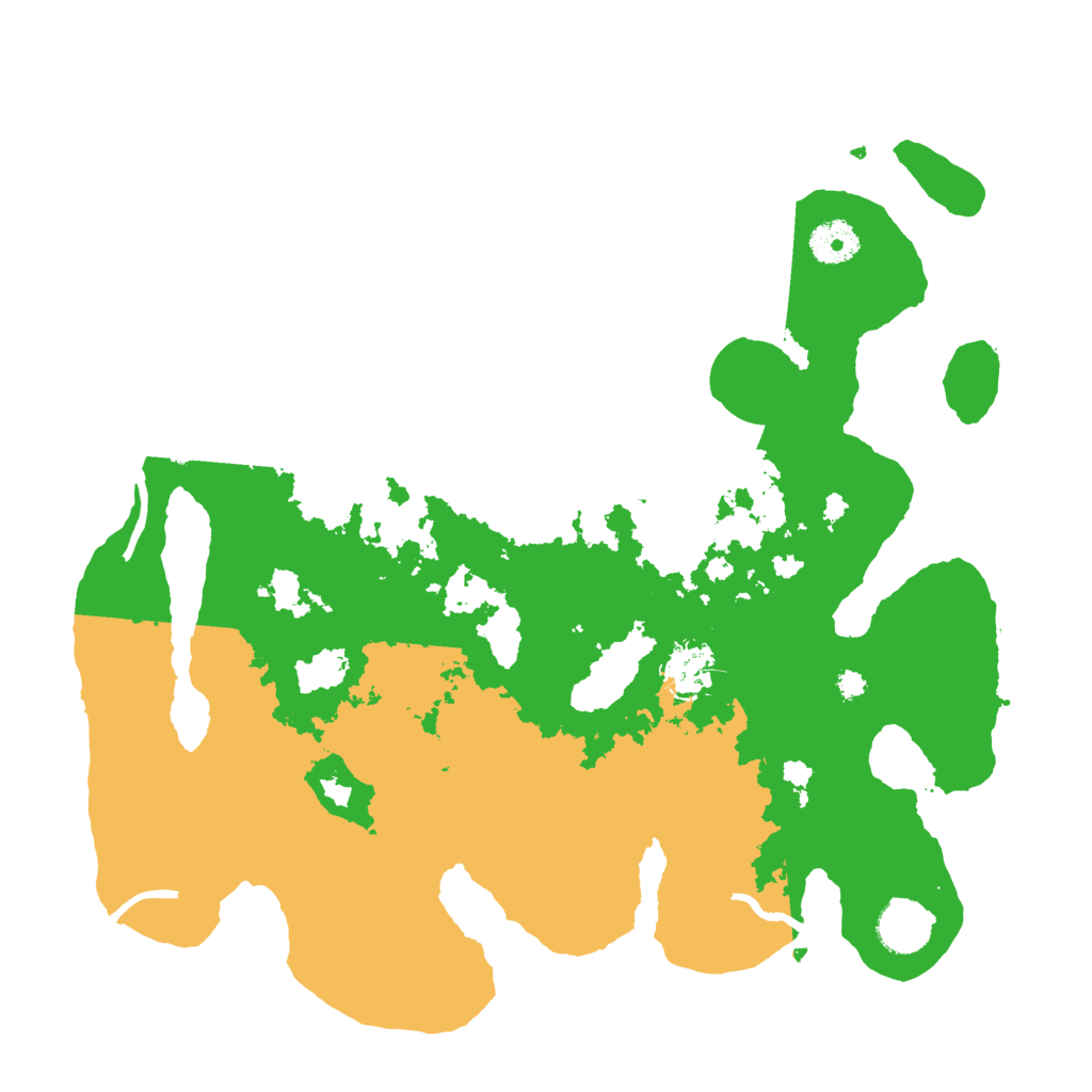 Biome Rust Map: Procedural Map, Size: 3600, Seed: 354744958