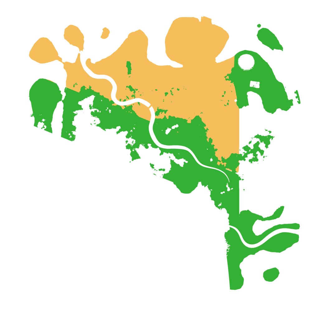 Biome Rust Map: Procedural Map, Size: 3500, Seed: 773101065