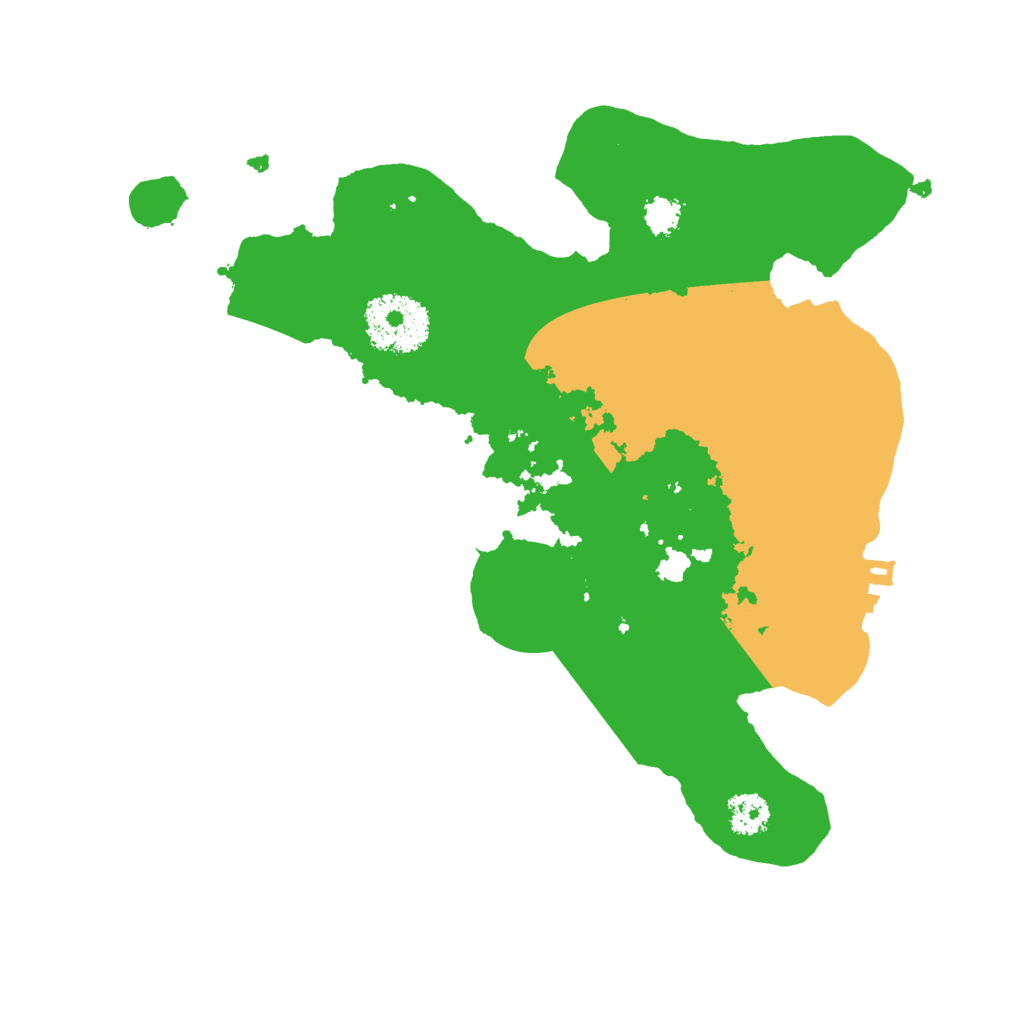 Biome Rust Map: Procedural Map, Size: 2500, Seed: 1334330148