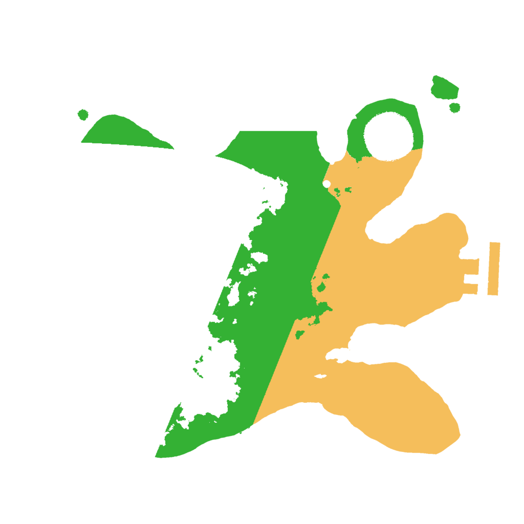 Biome Rust Map: Procedural Map, Size: 2000, Seed: 532354