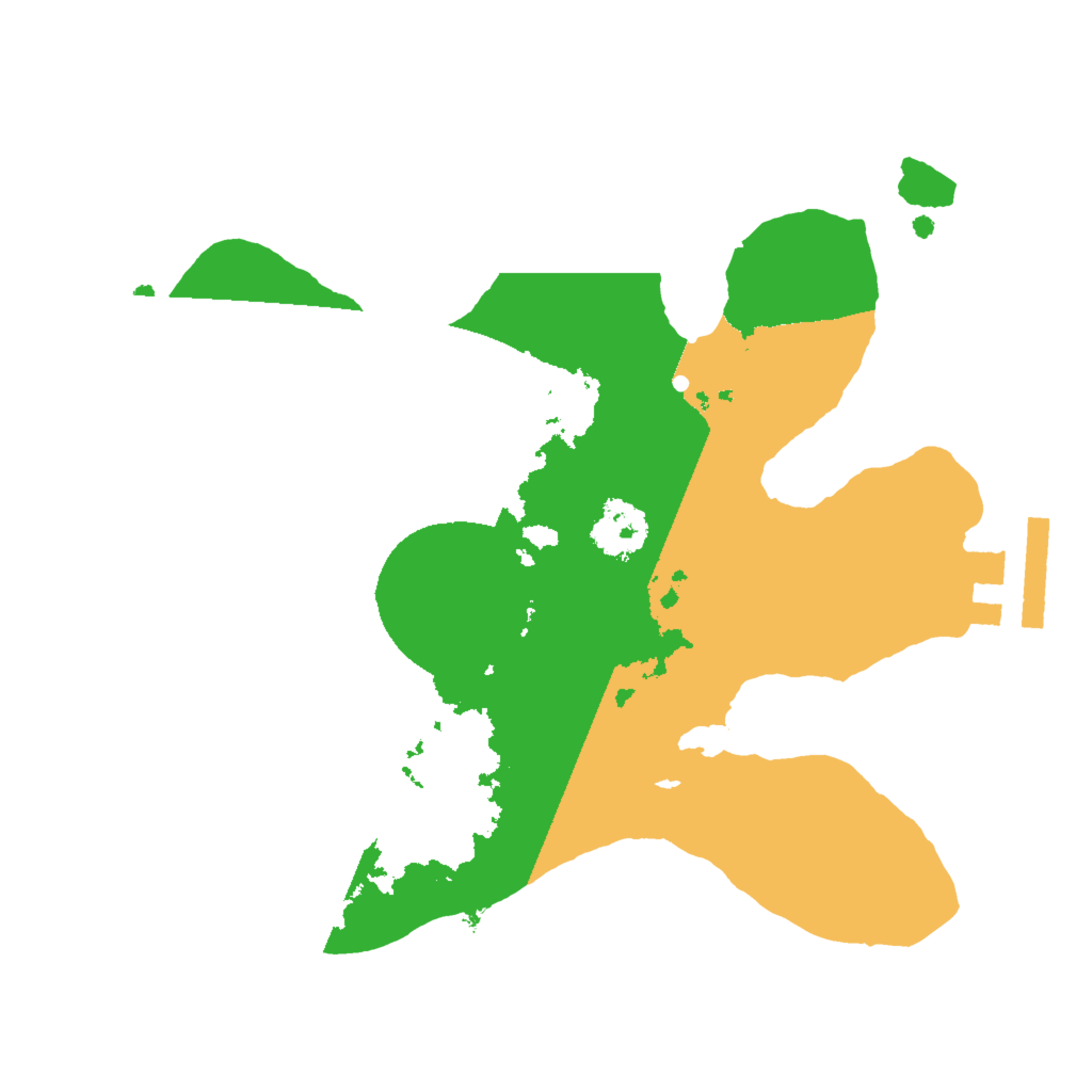 Biome Rust Map: Procedural Map, Size: 2000, Seed: 532354