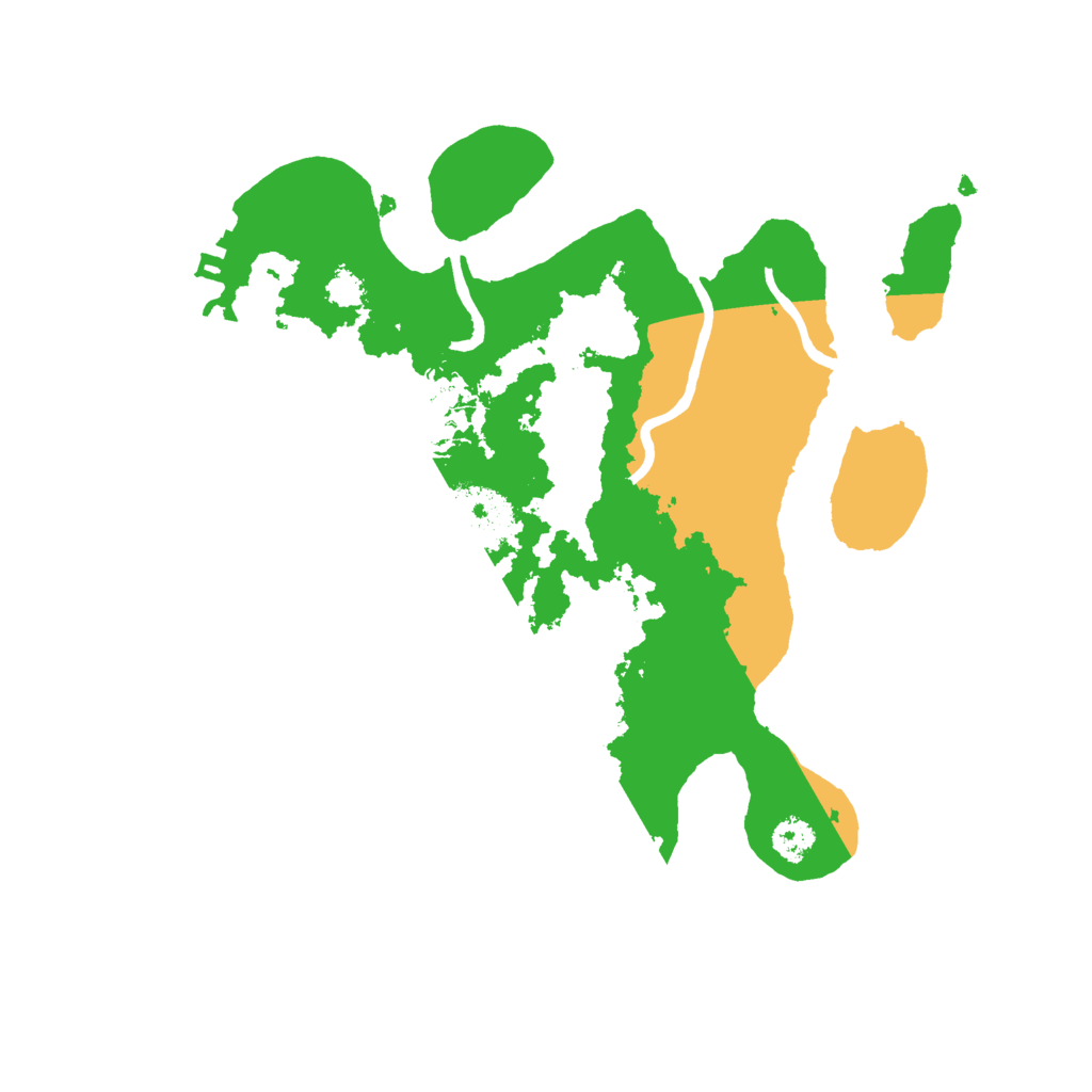 Biome Rust Map: Procedural Map, Size: 2700, Seed: 97026045